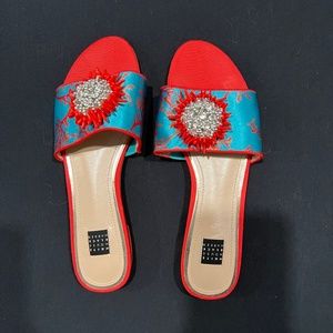 Coral beach sandals
